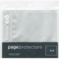Picture of American Crafts Page Protectors Top-Loading, 6 X 6in