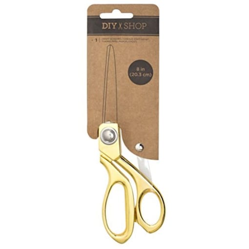 American Crafts Cutup Scissors, Gold Metal, 8inch Online Shopping