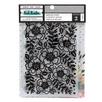 Picture of American Crafts Vicki Boutin Mixed Media Embossing Folder, Let's Wander