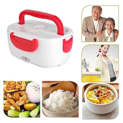 Trb Food Warmer Electric Lunch Box, White Online Shopping