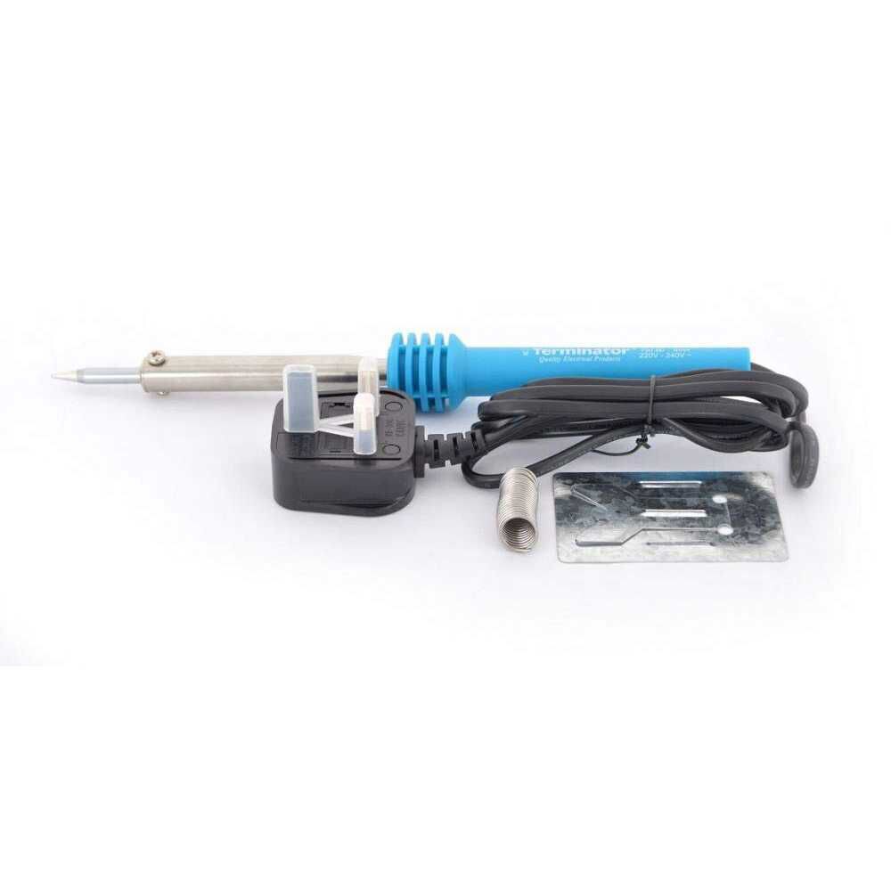 Terminator Soldering Iron with 8G Solder Wire & Iron Stand, TSI 80W 13A