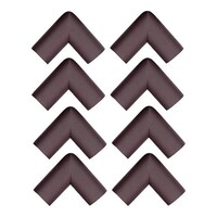 Picture of Hridaan Baby Safety Edge Corner Guard, Brown, Set of 8