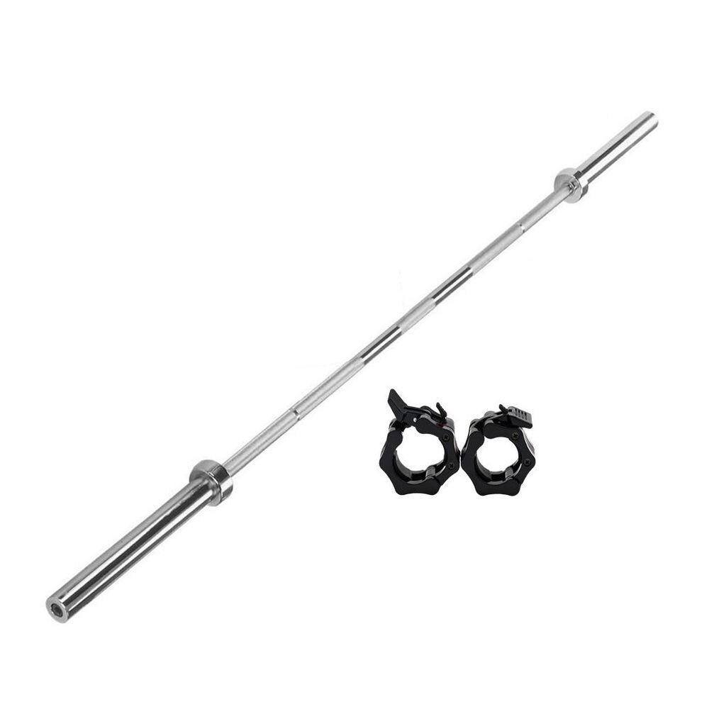 1441 Fitness 6 ft Olympic Barbell with Collars, 15Kg