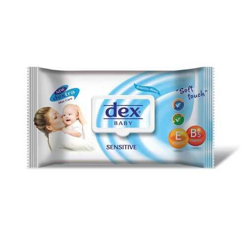 Dex Sensitive Baby Paraben & Alcohol Free Wet Wipes, 90Pcs - Carton of 12 Pcs