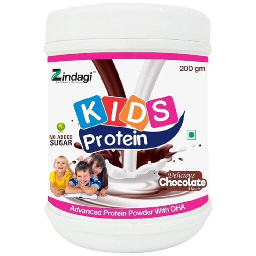 Zindagi Kids Chocolate Flavor Protein Powder, 200 gm Online Shopping