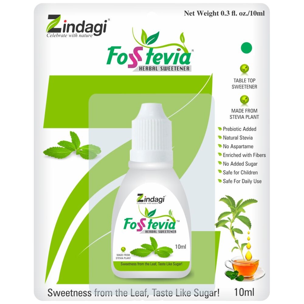Zindagi Stevia Drops Herbal Sweetener, 10 ml