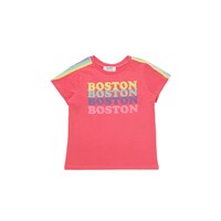 Picture of Trendyol Pink Printed Girl Knitted T-Shirt