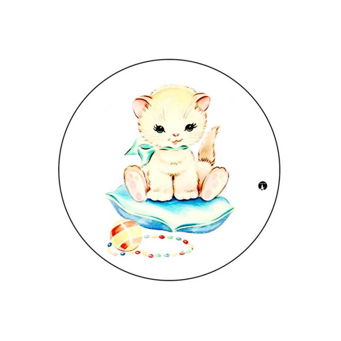 RKN Cute Cat Printed Round Mouse Pad, Mpadc003332