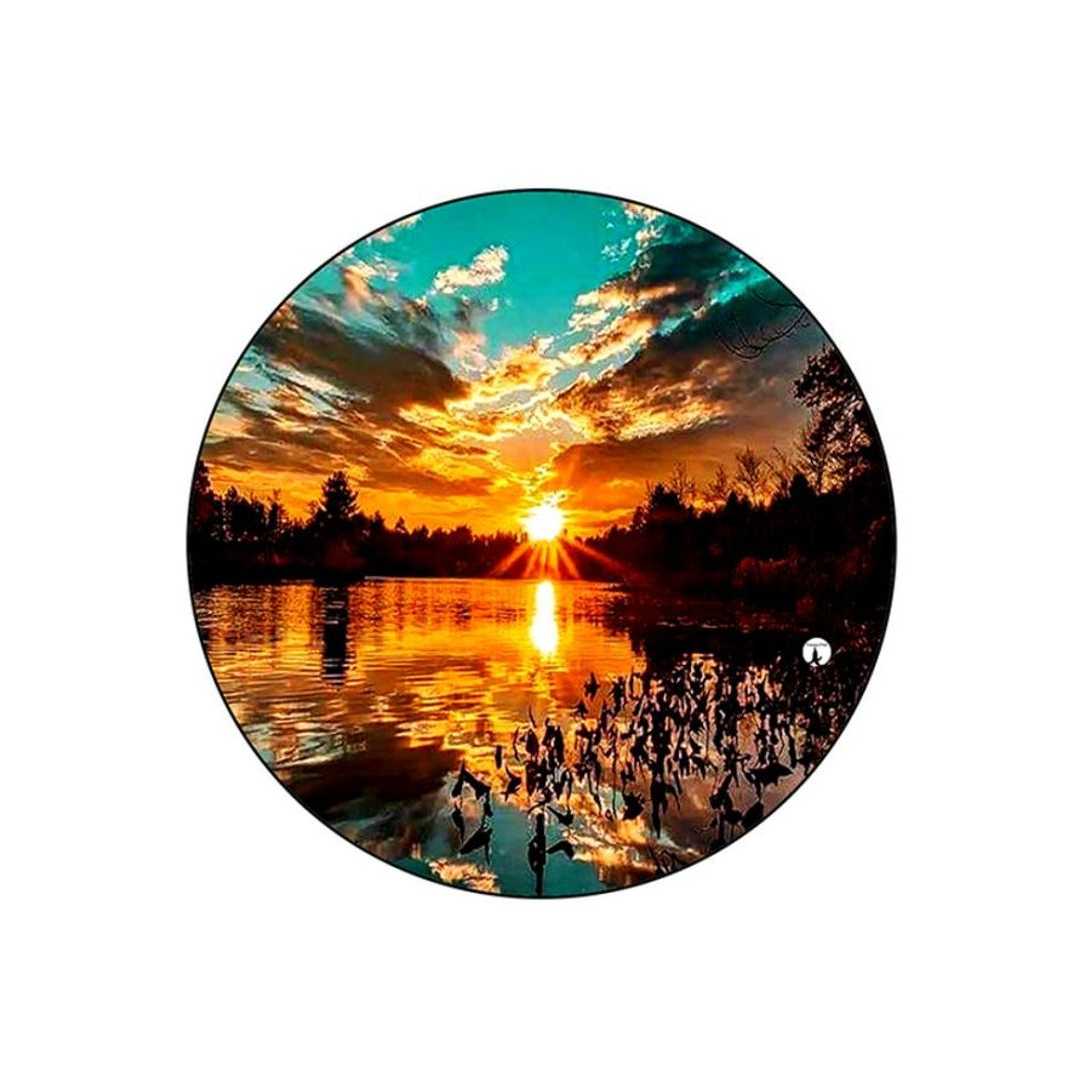 RKN Sunrise View Printed Round Mouse Pad, Mpadc003146
