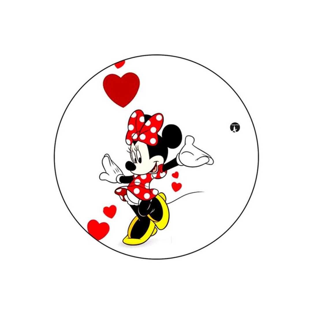 RKN Minnie Printed Round Polyester Mouse Pad, Mpadc002910