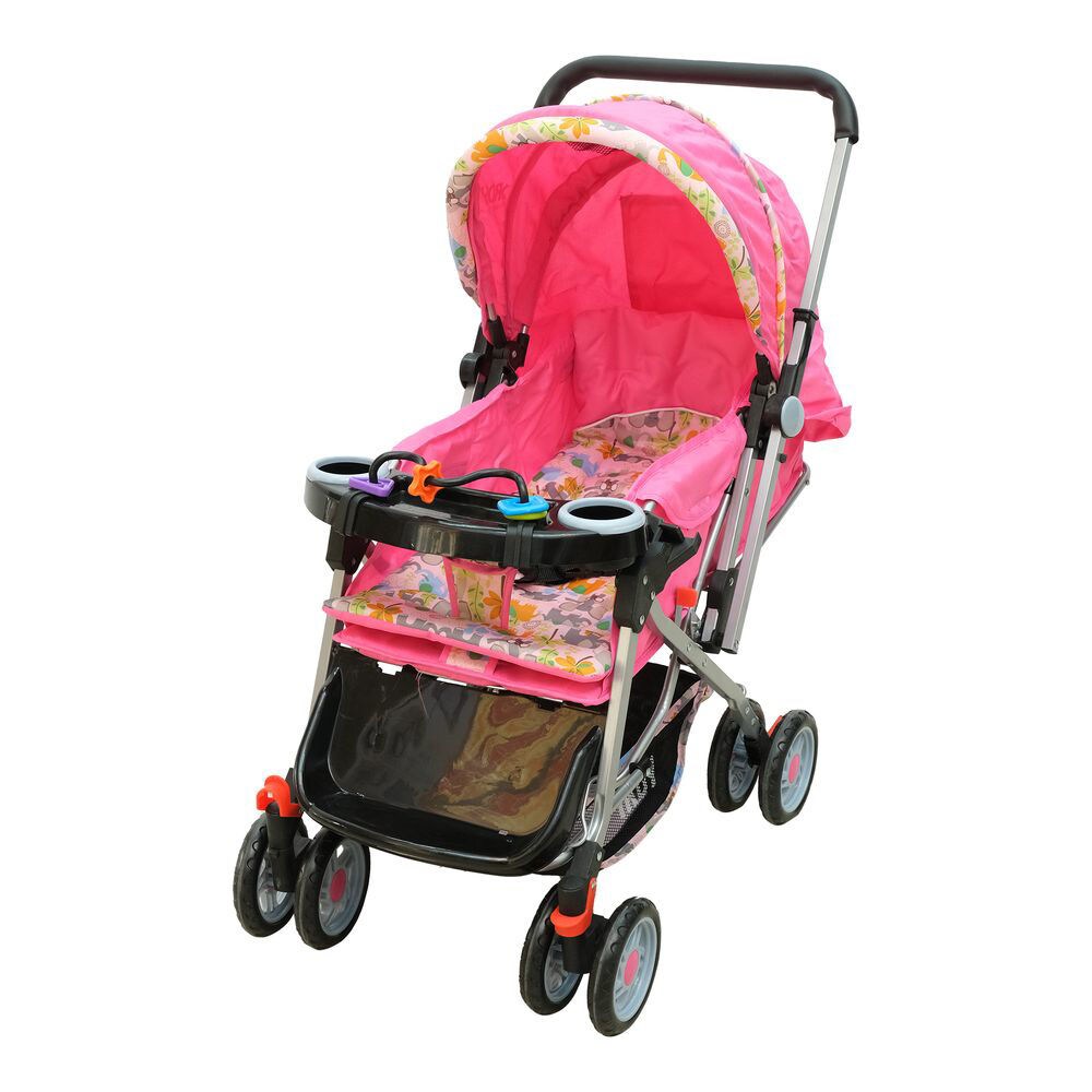 IRDY Double Side Handle Stroller, Pink 