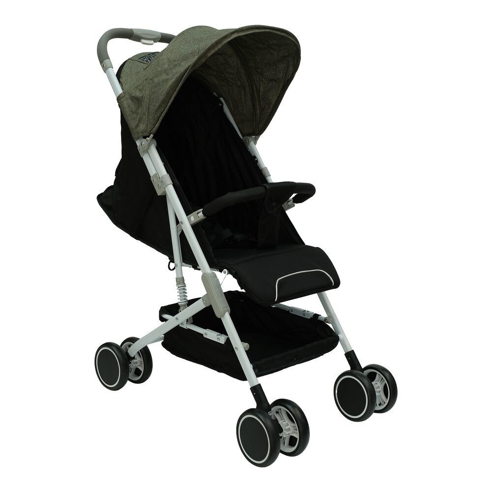 Golden Baby Easy Foldable Stroller, Green & Black