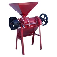 Picture of Dharti Semi Automatic Rice Huller, 3HP, Red