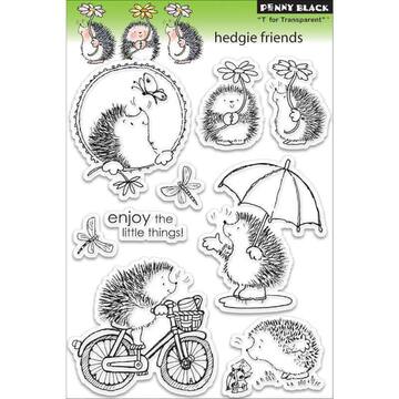 Picture of Penny Black Clear Stamps, Hedgie Friends, 5"X7"