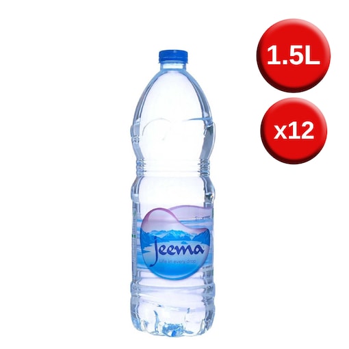 Jeema Mineral Water in PET Bottle, 1.5ltr, 12 Pieces Online Shopping