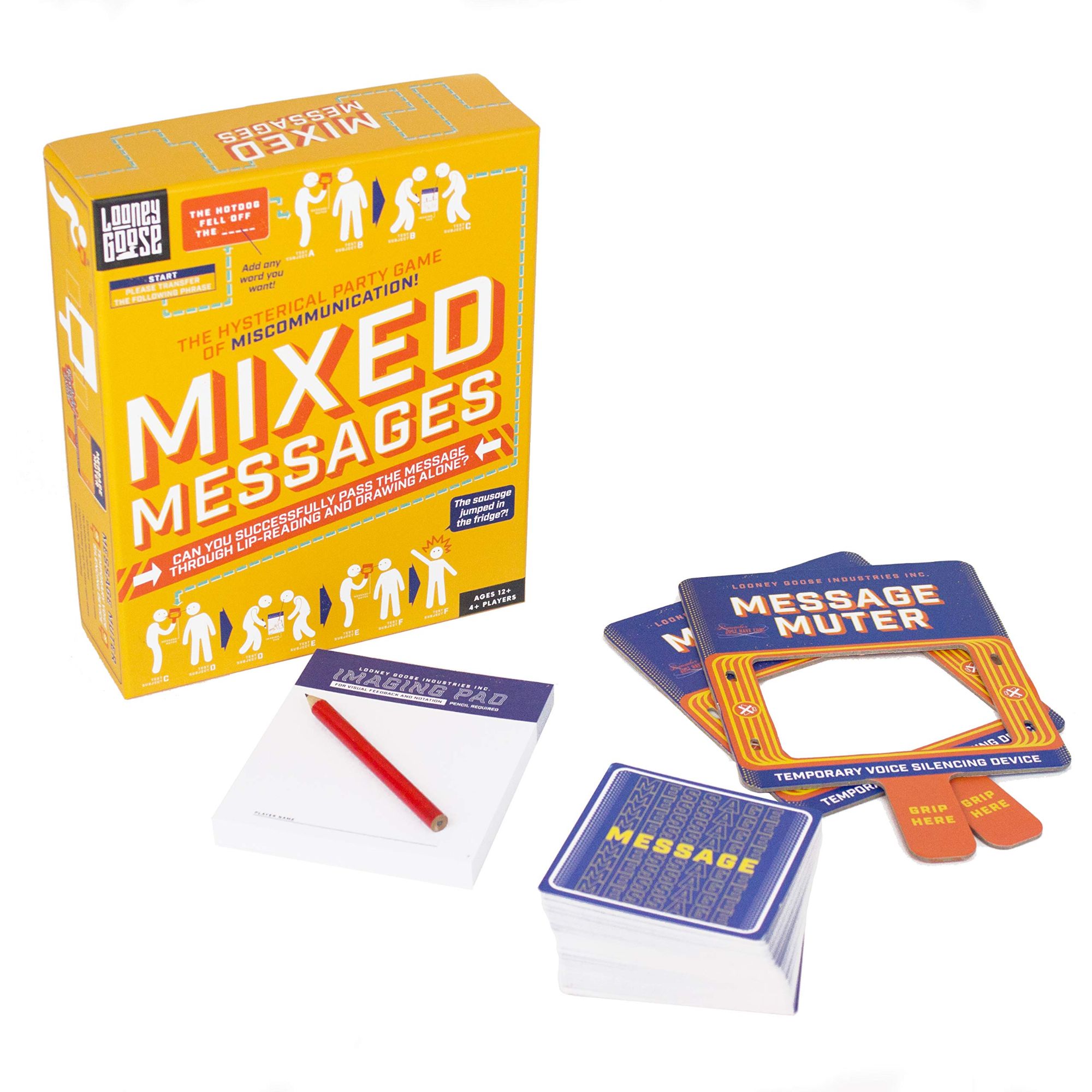 Professor Puzzle Mixed Messages Lip Reading & Drawing Party Game