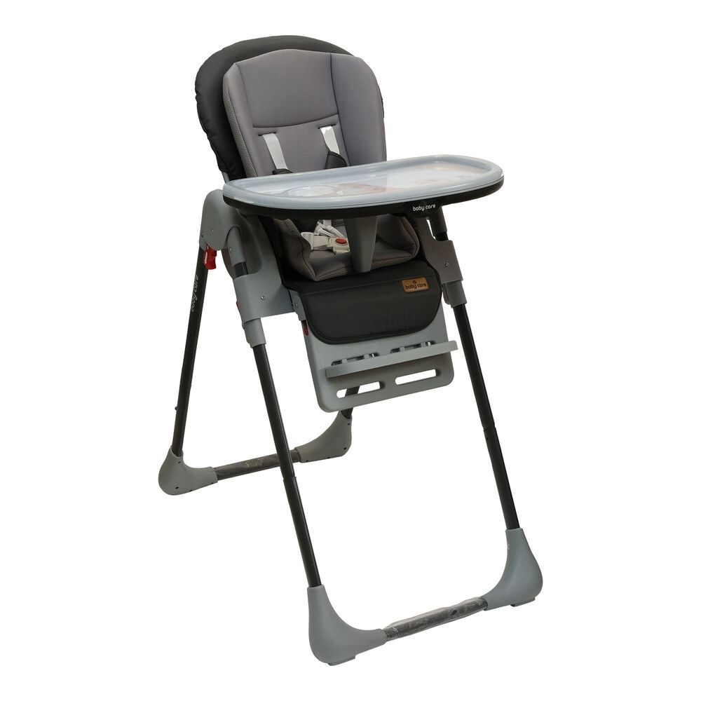 Baby Care Stylish Flex High Chair, Grey, 6Month - 3Years