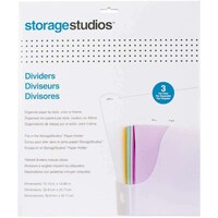 Picture of Storage Studios Advantus Tabbed Dividers W/Labels, 12.13"X12.88", Pack of 3