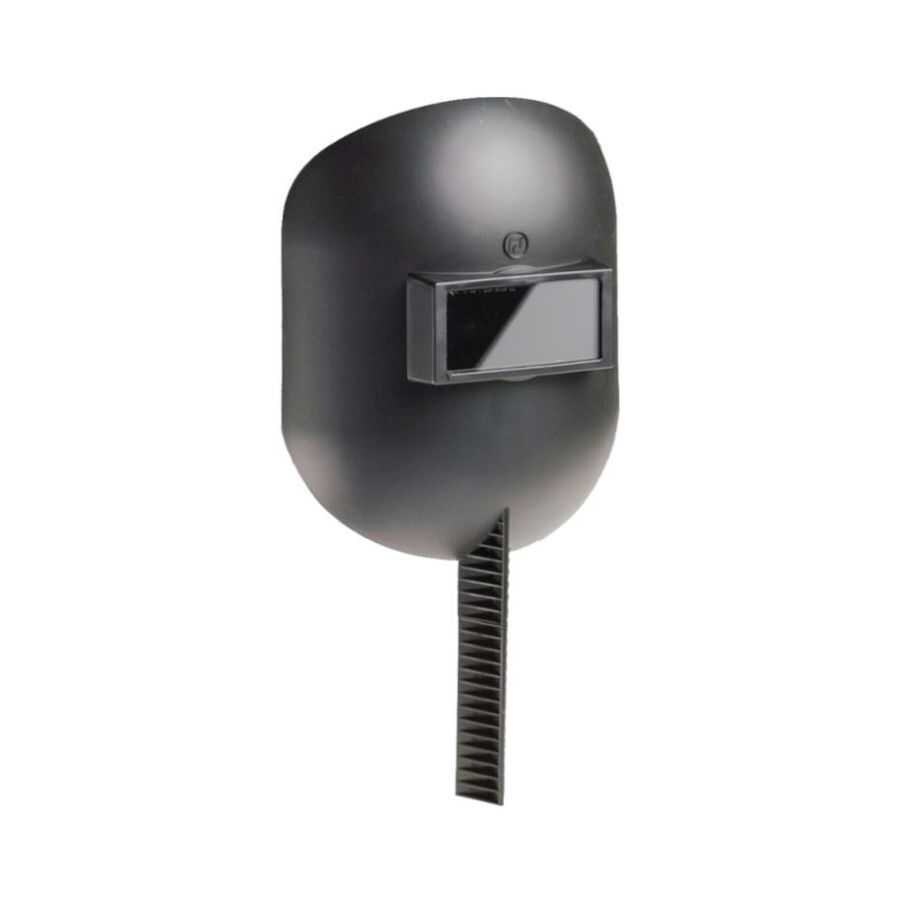 Honeywell Fiber-Metal Popweld Nova Handheld Faceshield, 108 x 50mm, Black