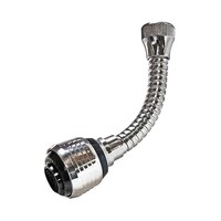 Picture of Turbo Flex 360 Hands Free Swivel Faucet Hose, 6inch, Silver