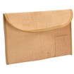 Gobamboos Natural Jute File Cover with Flap, 10x11 Inch, Beige Online Shopping