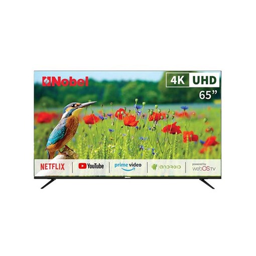 Nobel UHD LED Premium Series Smart TV with Web OS 5.0, 65inch, Black