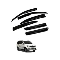 Picture of Auto Pearl ABS Plastic Car Rain Guards for Mahindra Xylo, AUTP763813, Black, Pack of 6