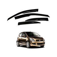 Picture of Auto Pearl ABS Plastic Car Rain Guards for Maruti Ritz Type 2, AUTP763664, Black, Pack of 4