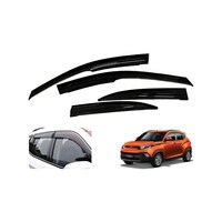 Picture of Auto Pearl ABS Plastic Car Rain Guards for Mahindra KUV, AUTP763625, Black, Pack of 4