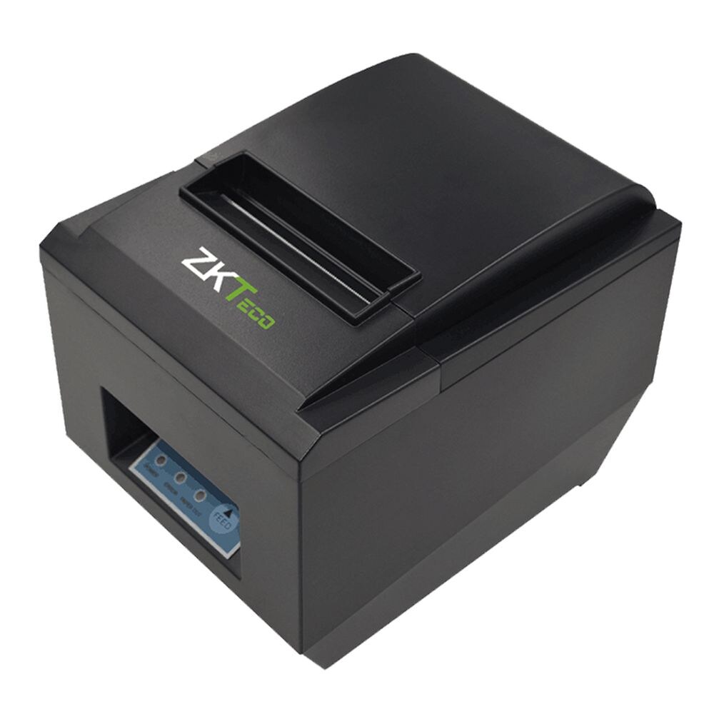 ZKTeco USB LAN Interface & Auto-cutter Printer, ZKB8005 - Black