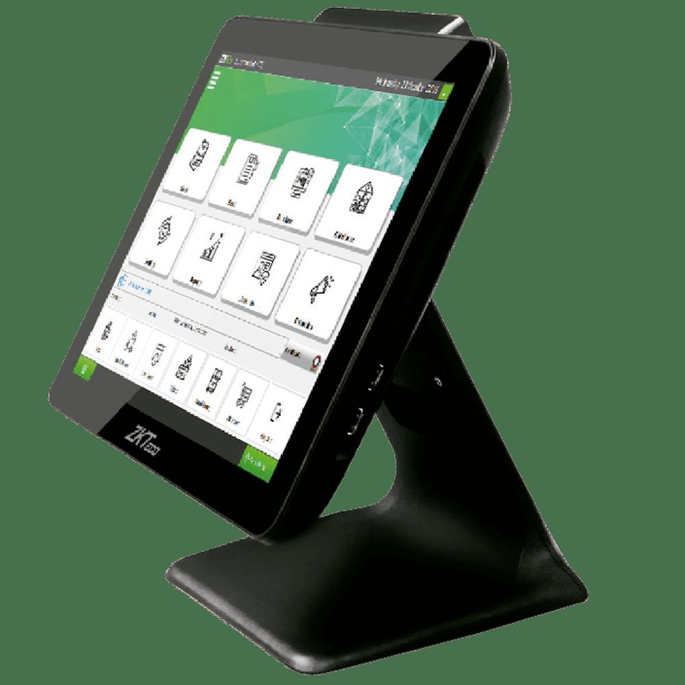 ZKTeco Touch Screen POS System, ZKBIO510 - Black