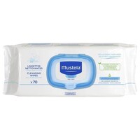 Picture of Mustela Cleansing Wipes For Baby's, 70 Sheets