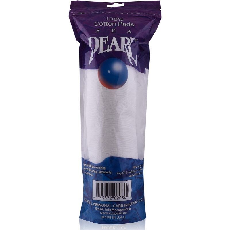 Pearl 100% Pure Quality Cotton Pads, 100s, Carton Of 50 Pcs