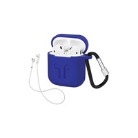 Picture of Protective Case Cover & Skin With Strap For Apple Airpods Blue