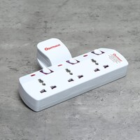 Picture of Oshtraco 3-plug Universal T-socket with Switch