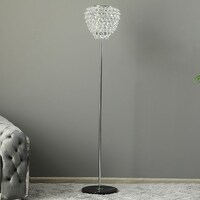Picture of Pan Luces Floor Lamp, Chrome & Clear