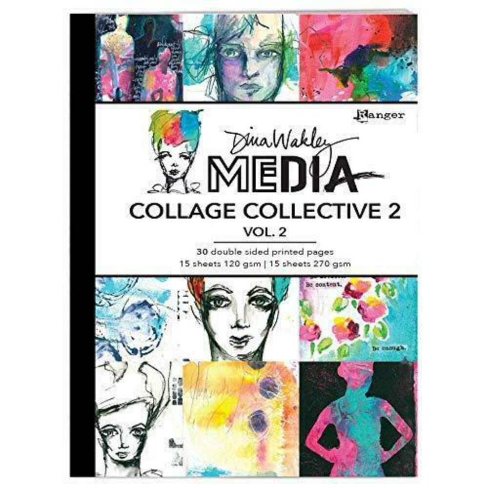 Dina Wakley Media Mixed Media Collage Collective 2