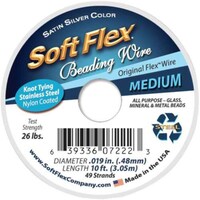 Picture of Soft Flex Wire 49, Strand, .019x10inch, Silver