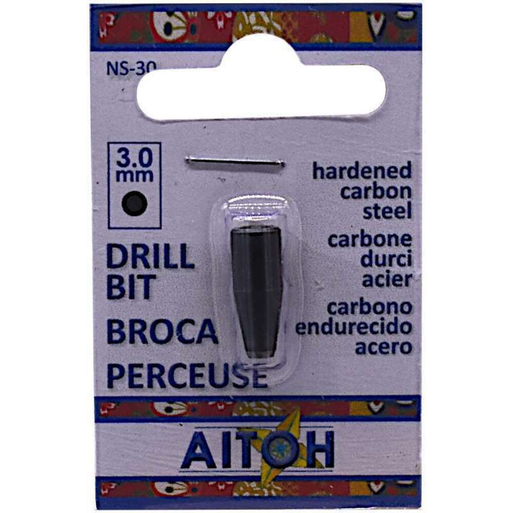 Aitoh Drill Bit Paper, Black, 3mm