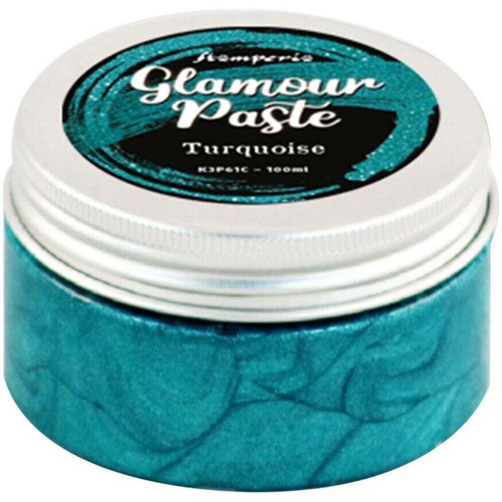 Stamperia Intl Glamour Paste, Turquoise, 100ml