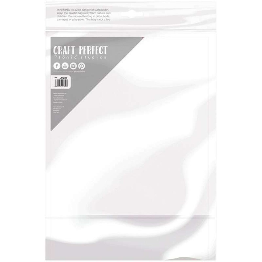 Craft Perfect Mirror Cardstock, Soft Amethyst, 92lb, 8.5x11inch, 5Packs