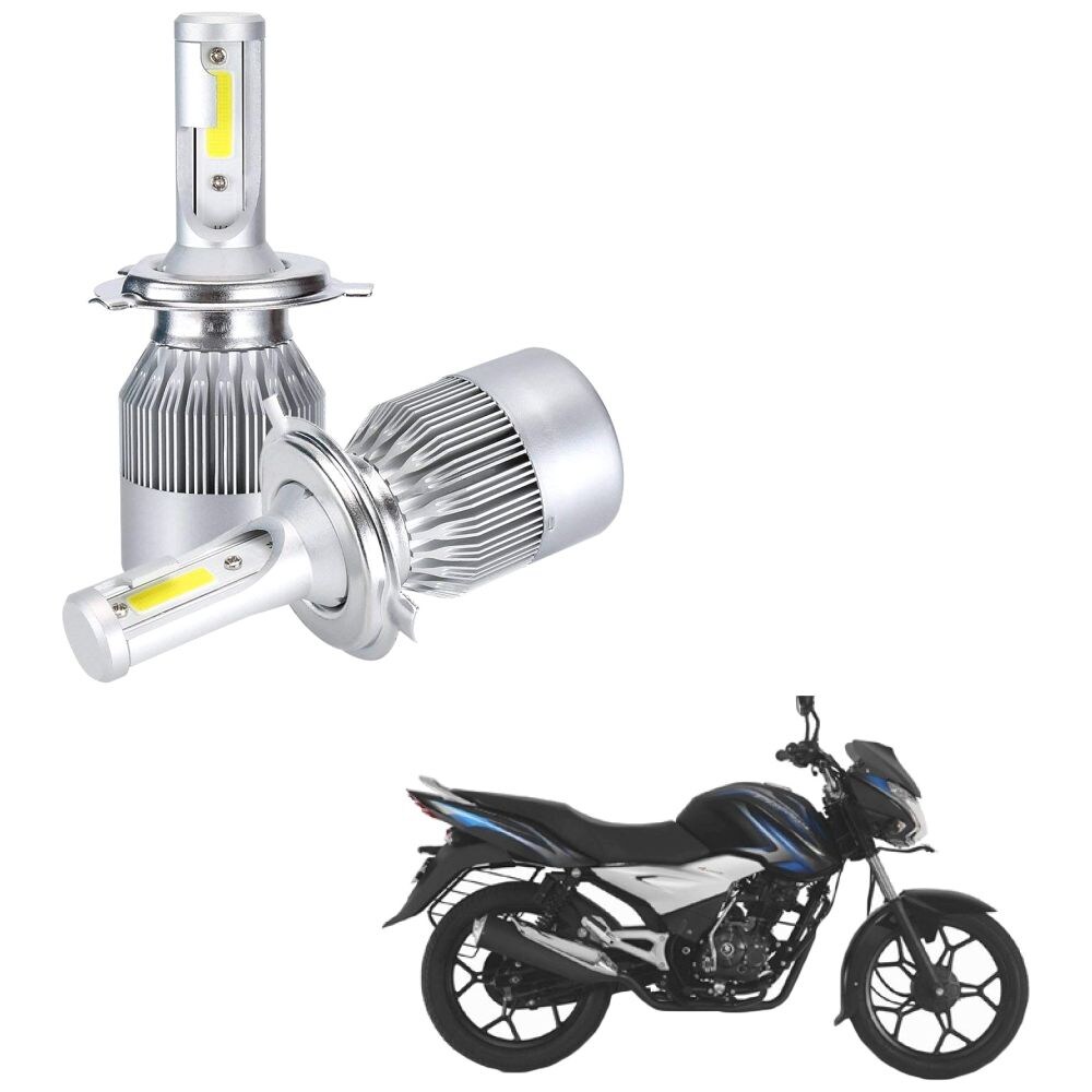 Kozdiko Bike C6 LED Light Bulb for Bajaj Discover 150, KZDO785254, White, 50W