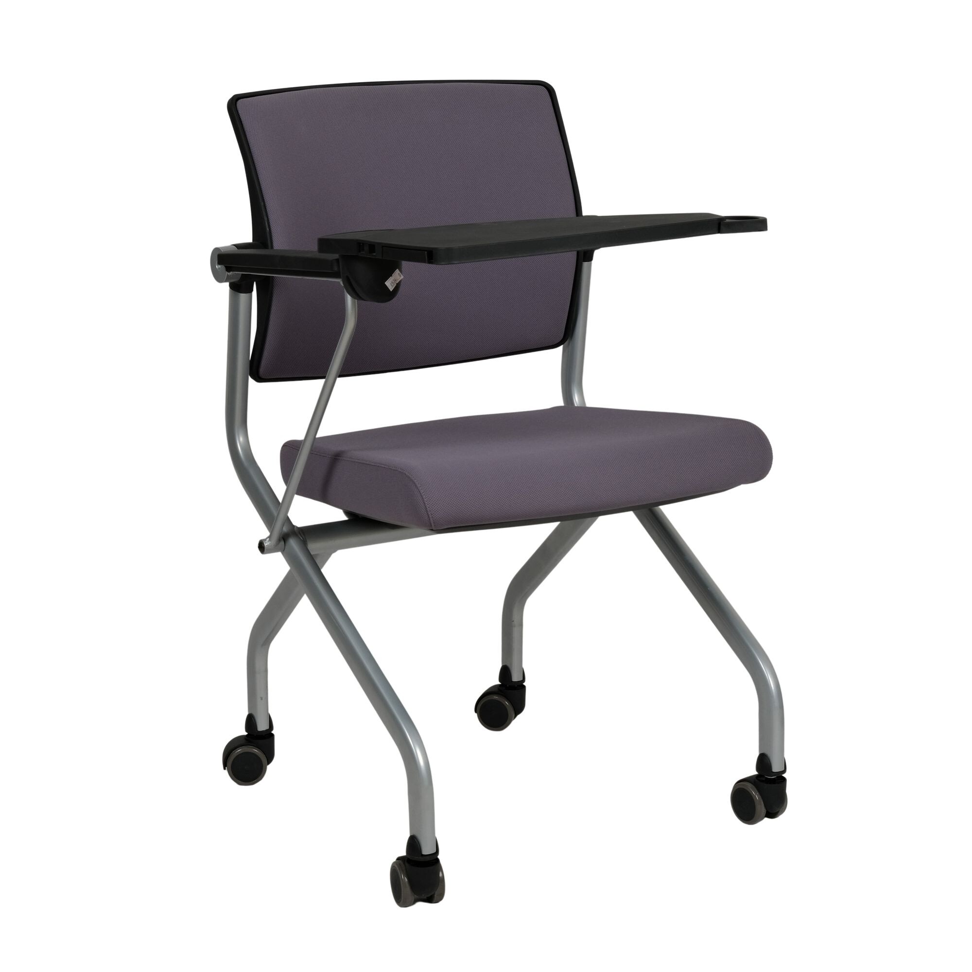 Exotic Chairs Training Chair with Foldable Matic Tablet & Moveable, Grey