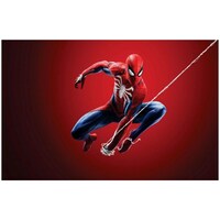 Picture of Creative Print Solution Spiderman Theme Laptop Wallpaper, TCS078, 15.6x10.6 Inches, Red & Blue