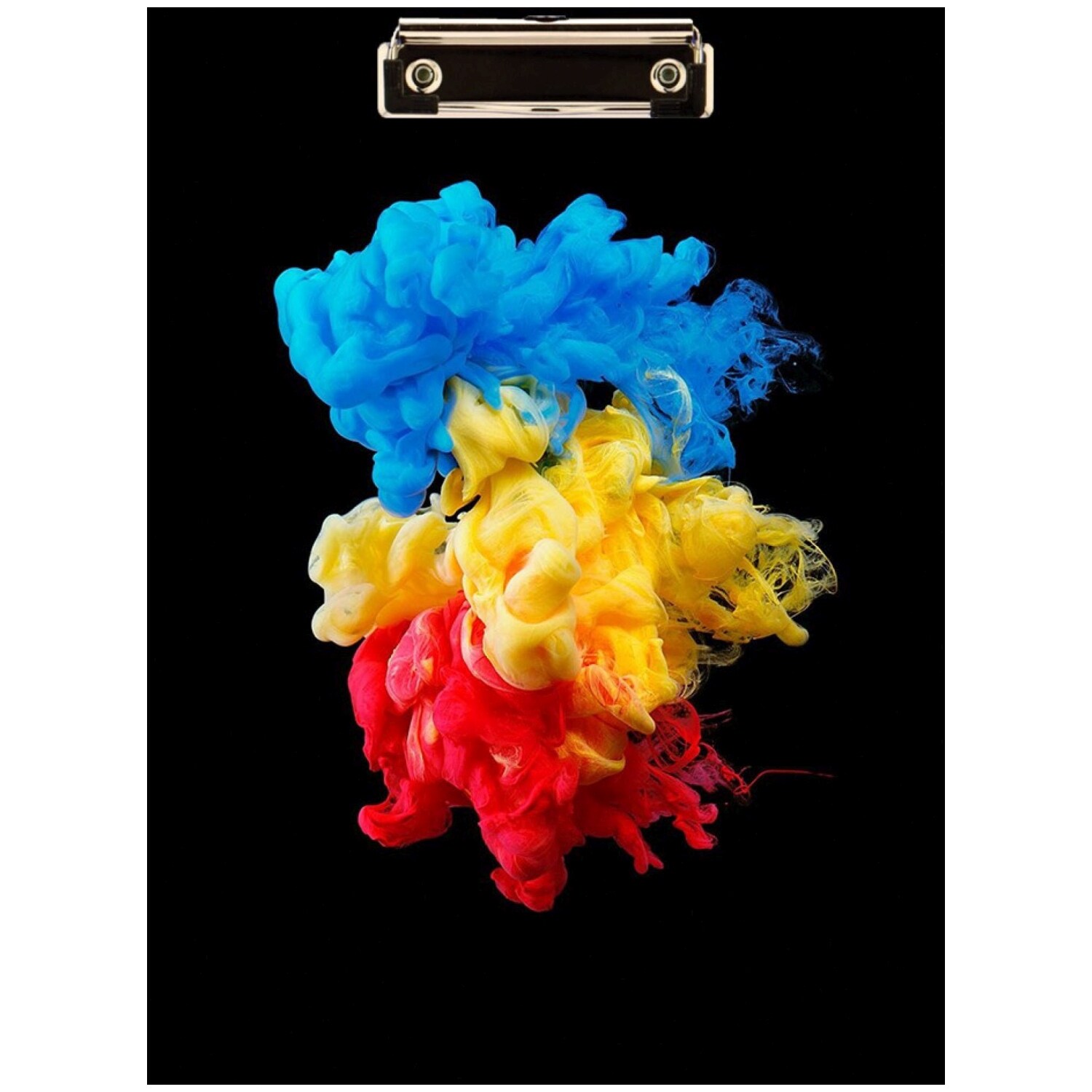 Creative Print Solution Colourful Smoke Digital Reprint Clip Board, 14x9.5 Inches, Multicolour