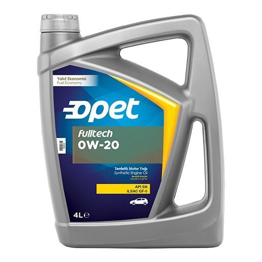 Opet Fulltech 0W-20-PLS Vehicle Engine Oil, 4L - Carton Of 4 Pcs