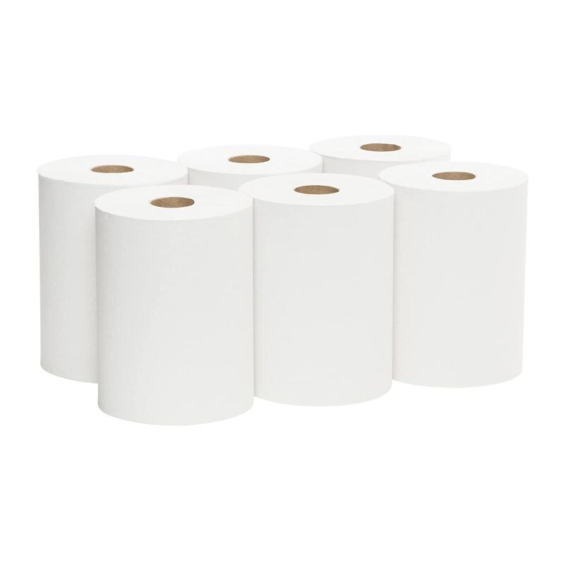 Scott Slimroll Hard Roll Paper Towels, 176 m, Pack of 6