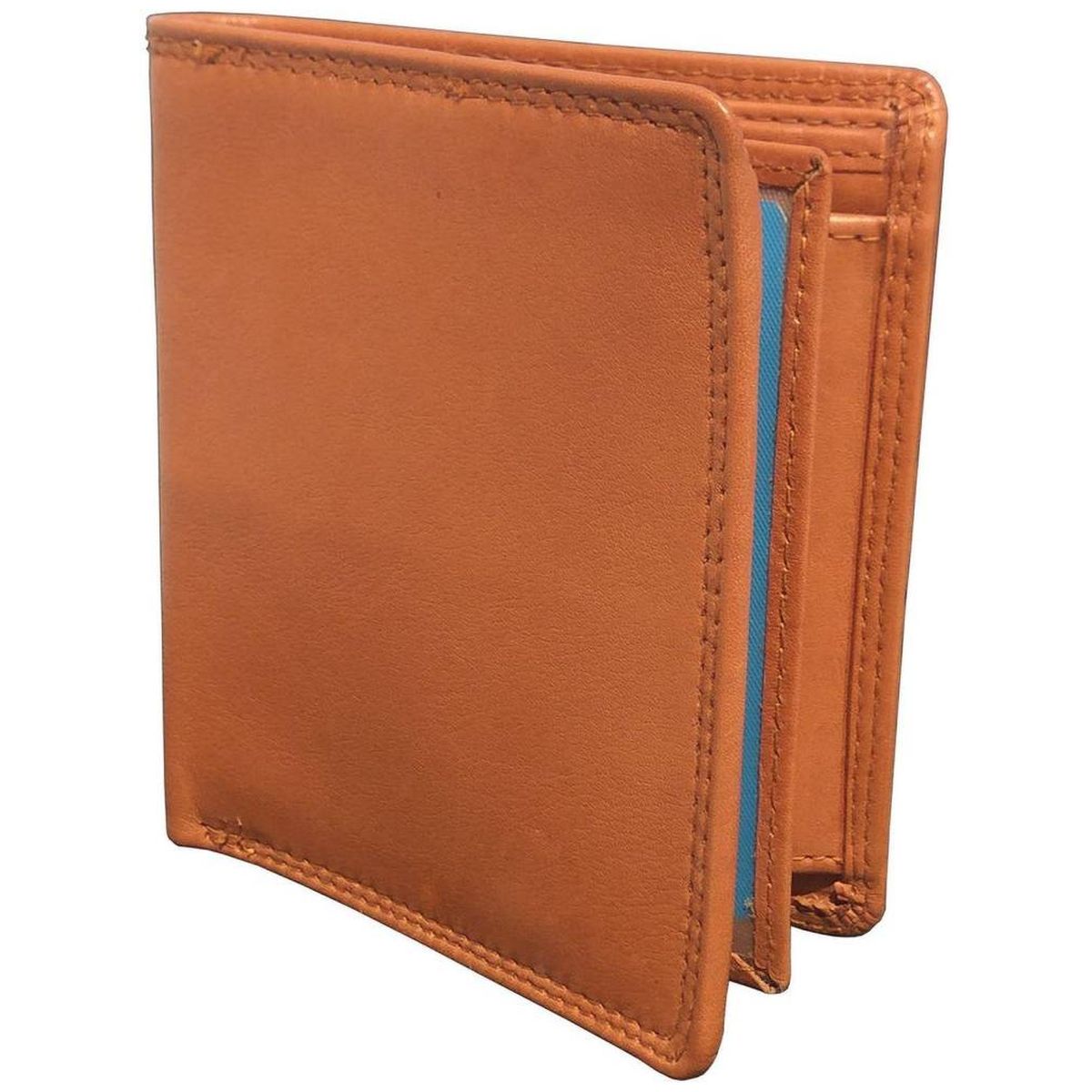Debonair International Men Genuine Leather 7 Slots Wallet, DI934490, Brown