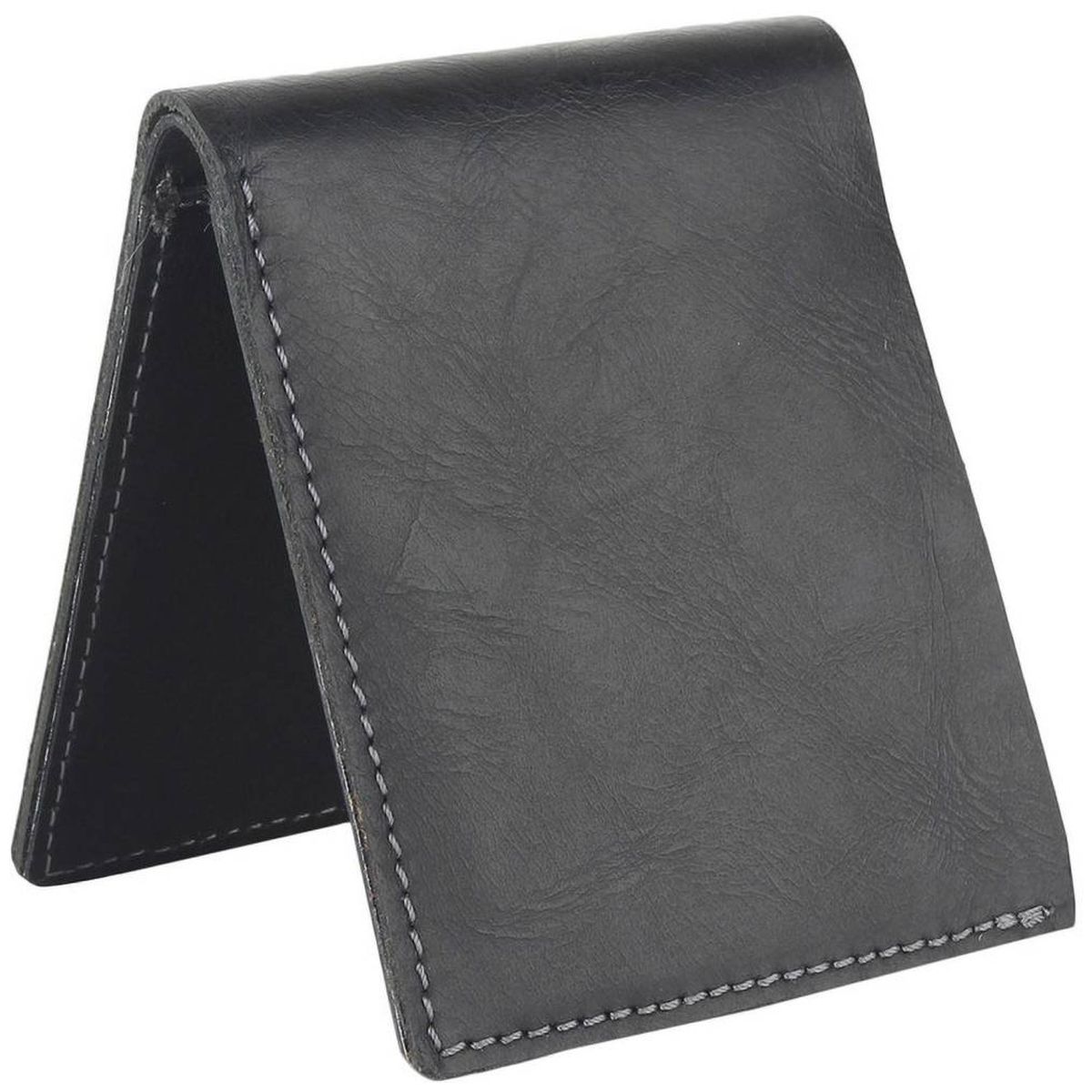 Craftwood Men Genuine Leather 8 Slots Wallet, DI934528, Black