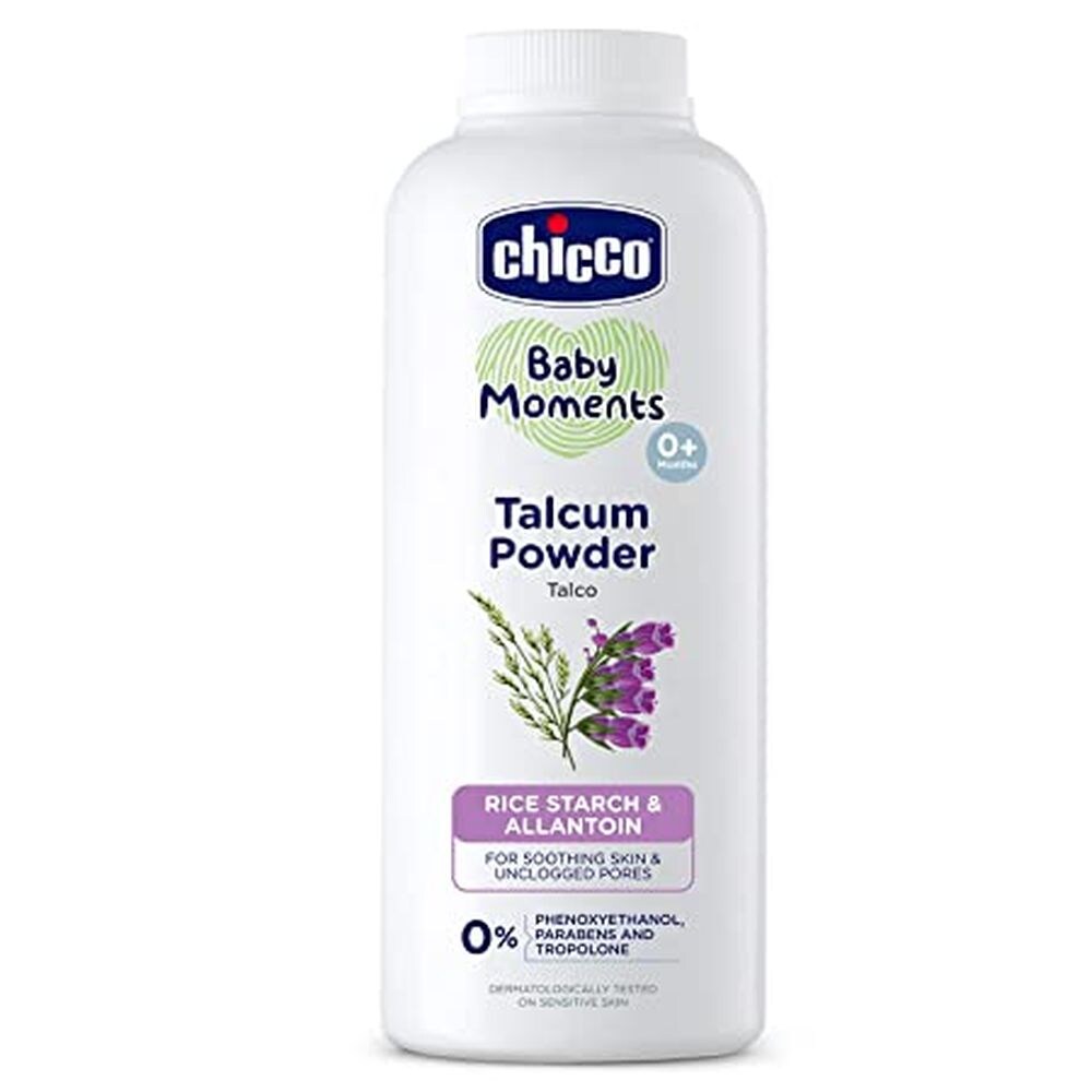 Chicco Baby Moments Talcum Powder, 320 G